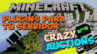 Famous PLUGINS para tu SERVIDOR de Minecraft - CRAZY AUCTIONS (Mercado y Subastas de Items) Net Worth