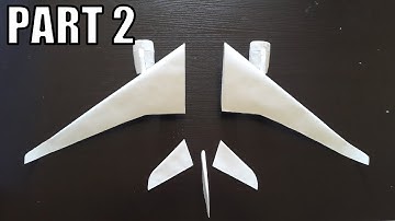 A350 1000 XWB Paper Model Part 2 - Build Timelapse - Wings, Tail and Hor. Stabilizer | Model Makin