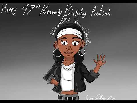 Happy Heavenly 47th Birthday Aaliyah!