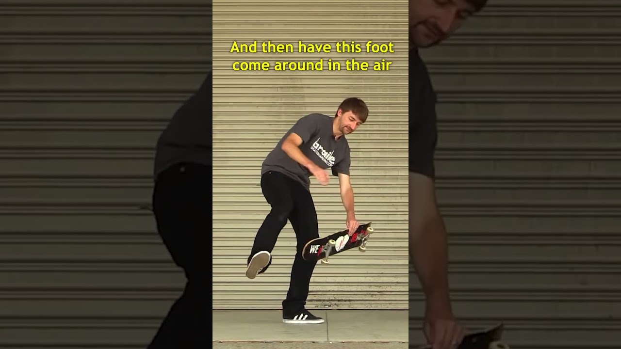 How to Fakie Big Spin Kickflip 