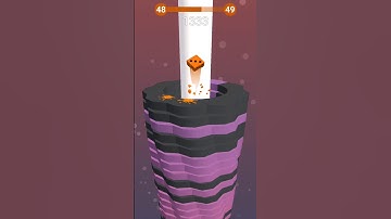 Stack Ball 🏀 Level 48  Gameply #shorts #youtubeshorts #stackball #aigamingyt