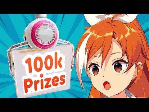 【100k Special】Playing a crane game for 100k subscribers! | Crunchyroll-Hime
