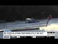 Glenn Sperry wows Ski Broncs crowd with signature stilt ski act at 85