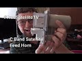 C-Band Satellite Dish Orthomode Feed Horn LNB -Setup