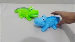 Buaya Karet Pencet Bunyi Citcit Lucu - Mainan Rubber Mandi Anak Bayi
