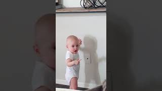 Eliza makes friends with her shadow.