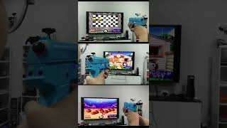 The Time Breaker lightgun can be used to play Point Blank 1. #lightgun #retrogaming