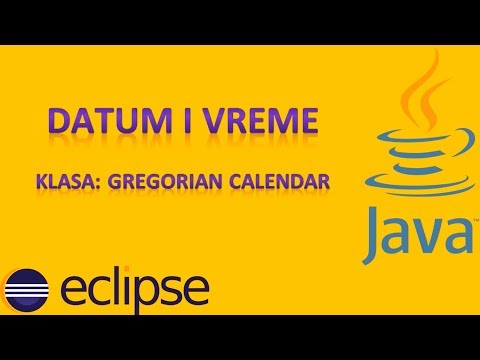 26. Programiranje: Java: ECLIPSE: Datum i Vreme