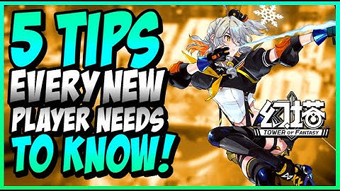 5 TIPS and TRICKS EVERY NEW Player NEEDS TO KNOW! | Tower of Fantasy PS5 Gameplay #ToF
