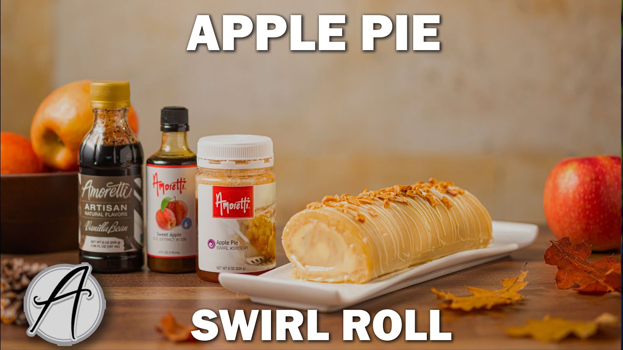 How to make Apple Pie Swirl Roll | Easy Swiss Roll Recipe