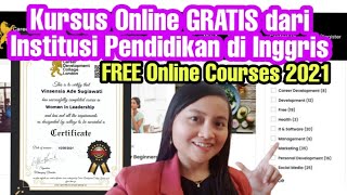 Kursus Online Gratis dari Institusi Pendidikan di Inggris | Free certification courses
