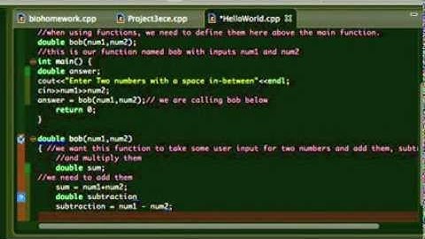 C++HelloWorld MAC ECLIPSE TUTORIAL 2