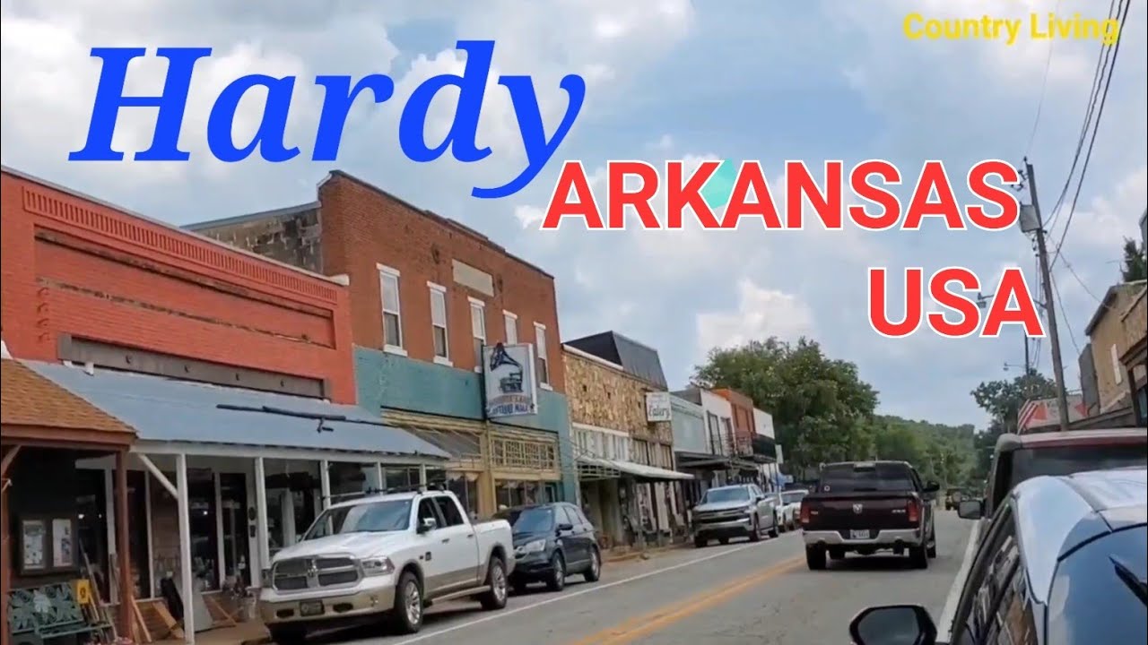 Walking tour in Hardy, Arkansas, USA /2:19PM  / Natural Sounds "PhilAm Country Living"