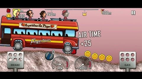 Hill Climb Racing - Gameplay Walkthrough Part 10 - Tourist Bus/Mars || All Gaming Videos
