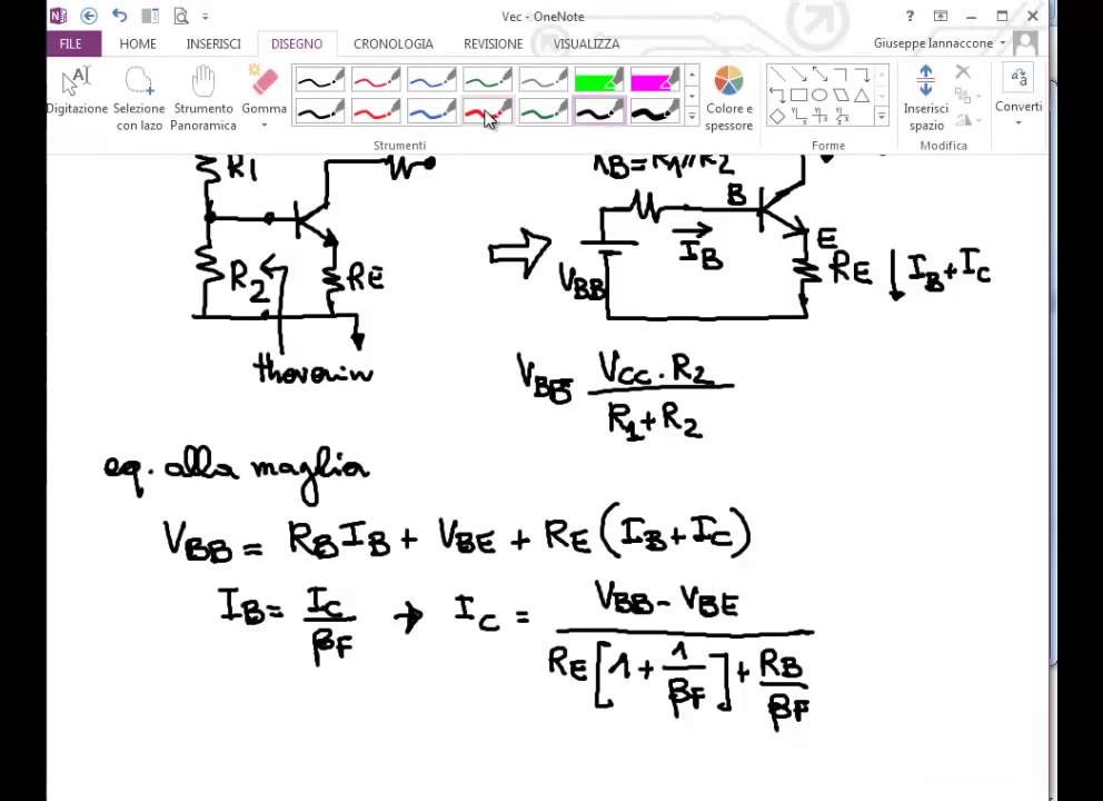 Circuito di autopolarizzazione dei transistor Lezione Elettronica