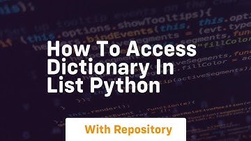 how to access dictionary in list python