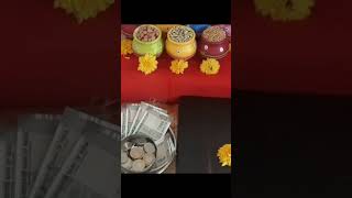 Dhanteras| धनत्रयोदशी पूजा मांडणी कशी करावी|| #dhanteras puja #shorts