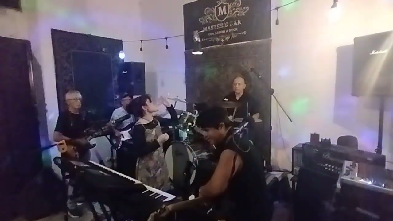 Gimme! Gimme! Gimme! - Angelina With Top Master Band (cover) #singer #rock #music #guitarcover  