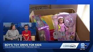 After donating 900+ toys to kids last year, Kenosha boy raising the bar for toy drive