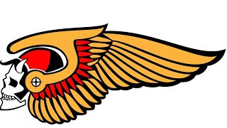 Hells Angels join two members as they ride through Hawaii . #hellsangels #biker #motorcycleclub ￼