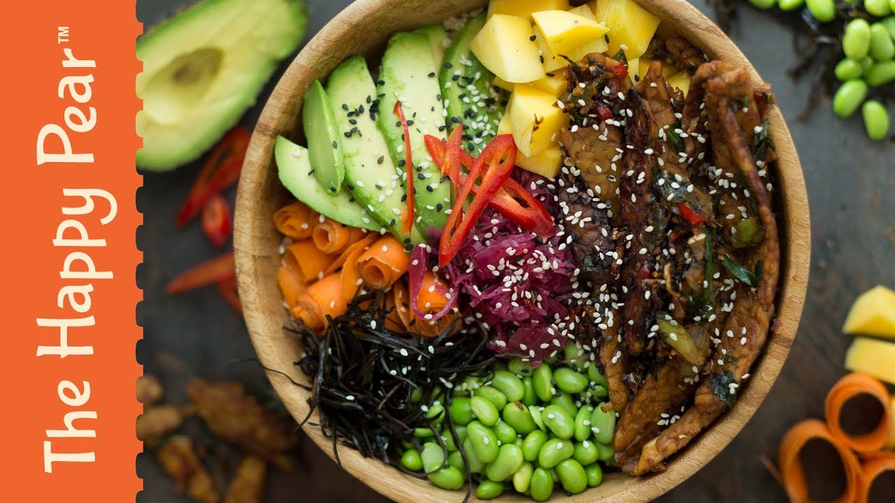 VEGAN POKÉ BOWL THE HAPPY PEAR YouTube