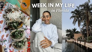 WEEK IN MY LIFE - wholesome chats, 9-5 work days, Amazon & Abercrombie hauls & fun Florida nights!