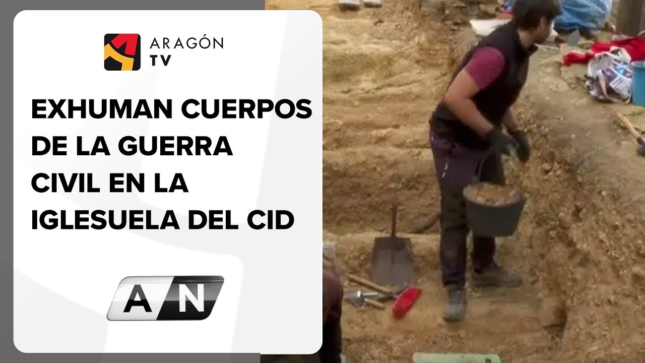 Exhuman cuerpos de la Guerra Civil en la Iglesuela del Cid