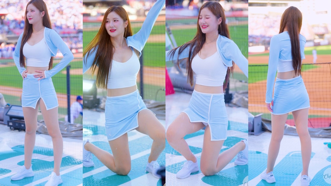 [8K] 핏 클래스가 다르다 김해리 치어리더 직캠 金海莉 Kim HaeRi Cheerleader fancam ktwiz 250727
