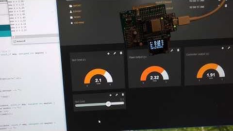 Feedback control implementation on ESP8266 + NETPIE Freeboard