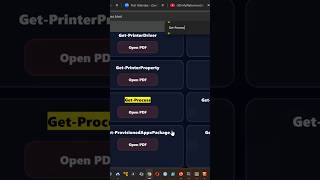 Windows Help and PowerShell Cmdlets in PDF on Your Browser!