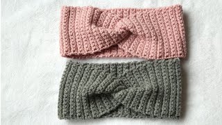 My Easy ARROW Crochet Headband Pattern in ALPACA Yarn 