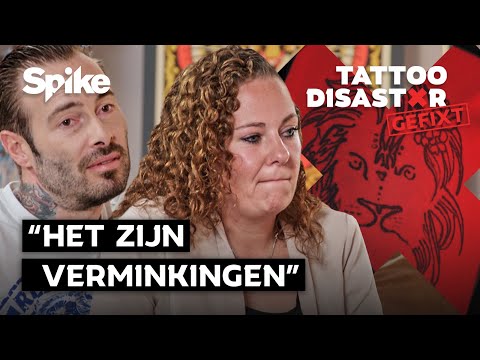 Vrouw over LELIJKE TATTOO: “Ik durf niet meer in een KORTE BROEK of BIKINI” | Tattoo Disaster Gefixt