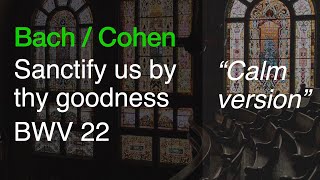 Bach / Cohen, Sanctify us by thy goodness (BWV 22) – Calm version by The Dilettante Pianist 305 views 2 months ago 3 minutes, 4 seconds