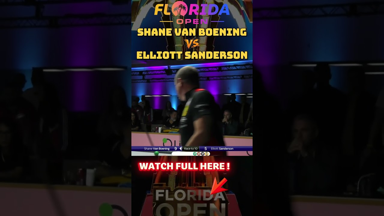 RACK 15 SHANE VAN BOENING - ELLIOTT SANDERSON |FLORIDA OPEN 2025 