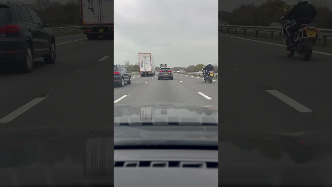 UK Motorway Driving | Middle Lane | 