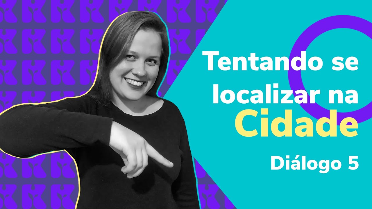 Tentando se localizar na cidade - diálogo 5 | Alemão | Aula #60