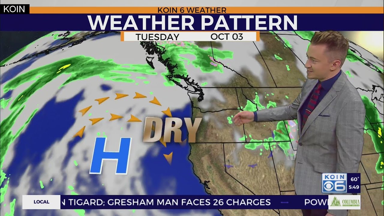 Drier and warmer weather returns to Portland - YouTube