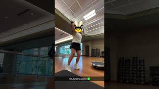 First time doing Jumping Jacks Post ACL and Meniscus Repair #aclrehab #meniscusrehab #jointmobility