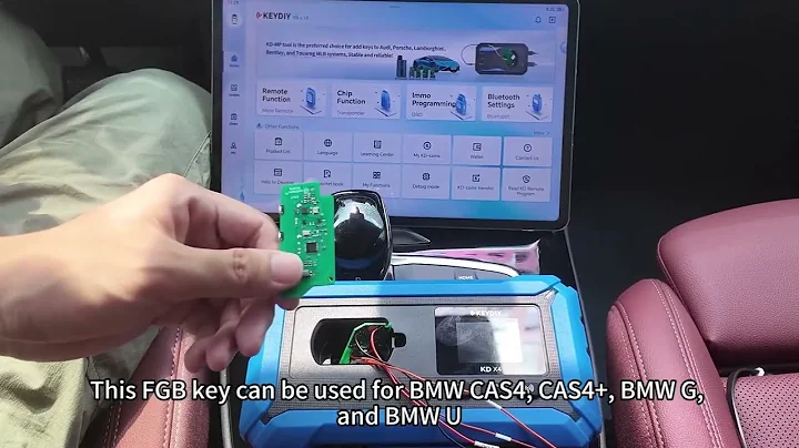 KEYDIY KD-X4 Add New Key for 2023 BMW X3 G Series BDC3- KeyDIY.eu