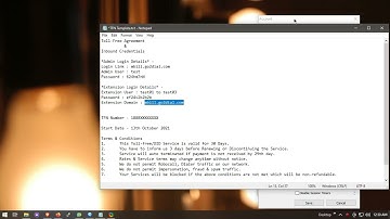 MicroSIP Configuration for TollFree & DID