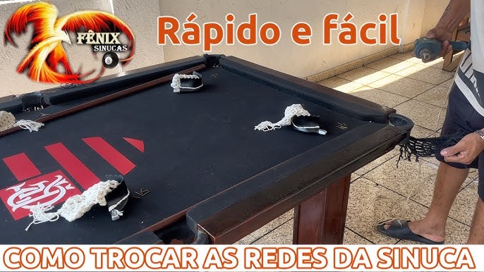 Mesa de Sinuca Residencial modelo LUXO
