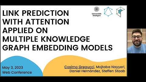 Link Prediction with attention applied on multiple knowledge graph embedding models