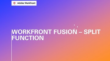 Adobe Workfront Fusion Training | Split Function in Workfront Fusion