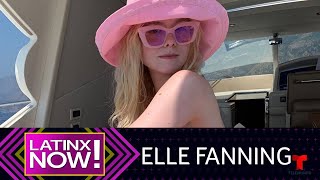 Elle Fanning asi paso sus vacaciones por Italia Latinx Now Entretenimiento
