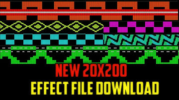New 20x200 Pixel led Effect Download