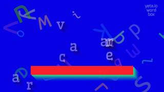 Caravanner - How To Pronounce It?