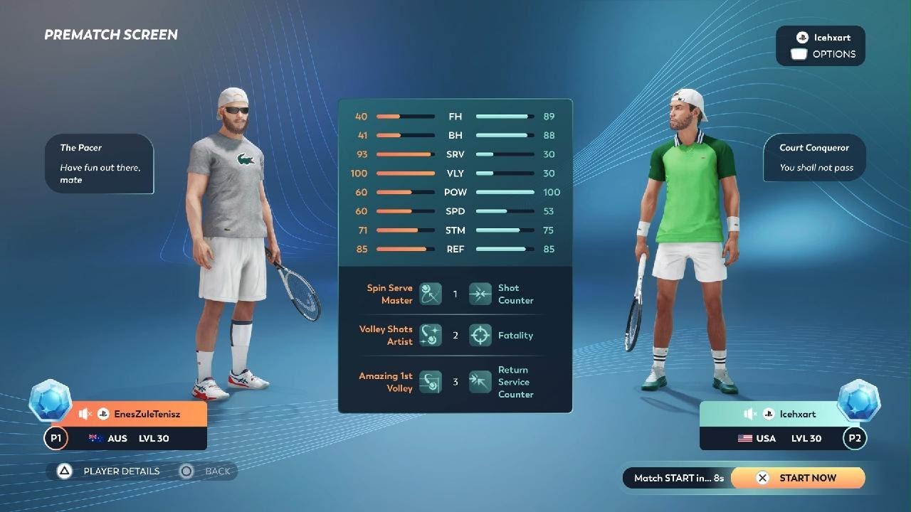 Serve and volley TopSpin 2K25