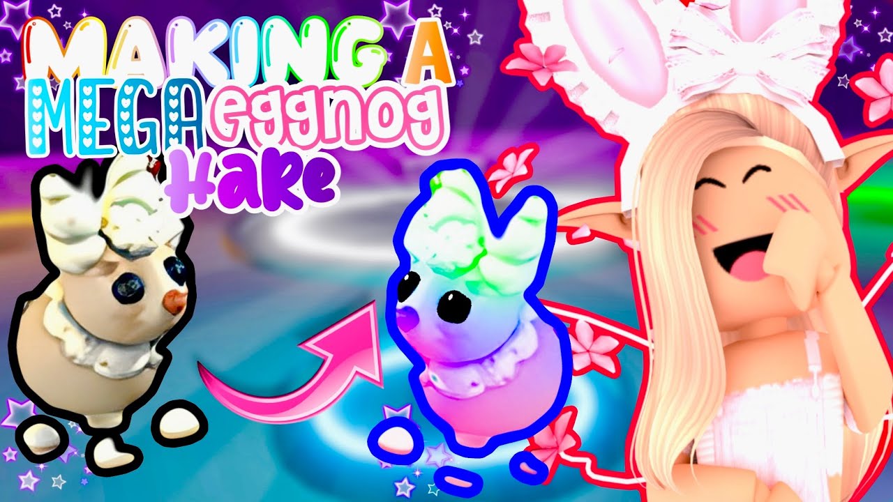 Making A MEGA NEON EGGNOG HARE π°& Tricks IT TOOK ME DAYS! π| π ...