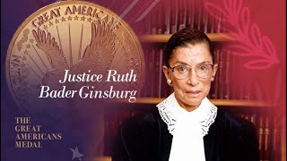 Smithsonian’s Great Americans Medal | Justice Ruth Bader Ginsburg, Eighth Recipient, March 30, 2022