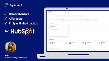 SysCloud Backup for HubSpot | Overview